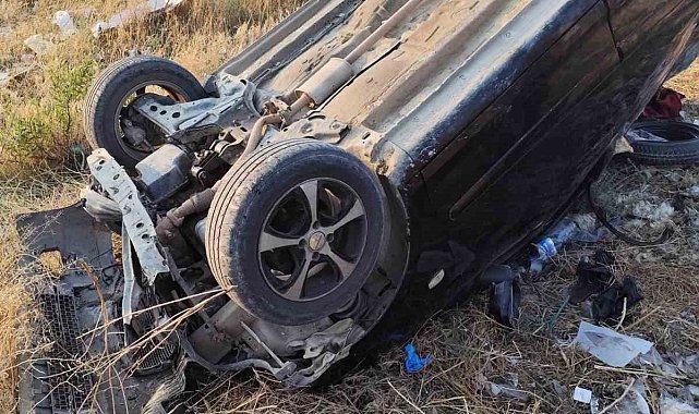 Baraj kenarına uçan otomobildeki 3 kişi yaralandı