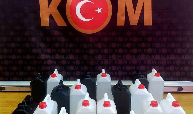 Bartın'da 90 litre sahte alkol yakalandı