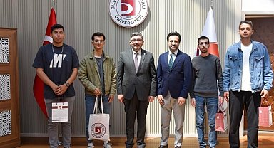 Başarılı genç sporcu Bilgin'e Rektörü Kaplancılı'dan tebrik