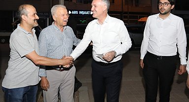 Başkan Alper Taban Sinanbey'de vatandaşlarla buluştu