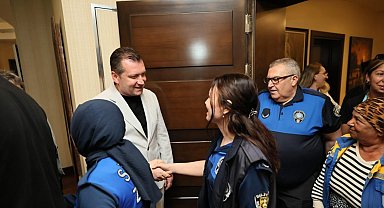 Başkan Balcıoğlu, belediye personeliyle bayramlaştı