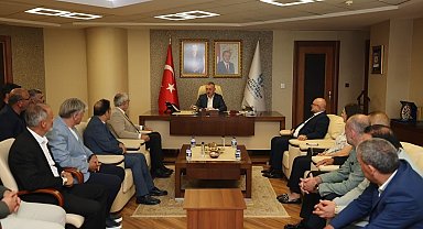 Başkan Büyükakın, güven tazeleyen federasyon başkanı ve yönetimini ağırladı