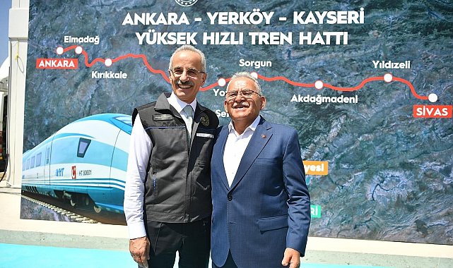 Başkan Büyükkılıç: "Kayseri, yüksek hızlı tren ile Anadolu'nun parlayan yıldızı olacak"