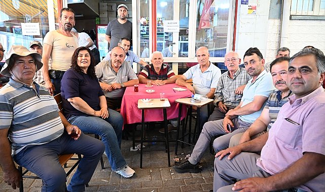 Başkan Çerçioğlu Salı Pazarı'nda vatandaşlarla buluştu