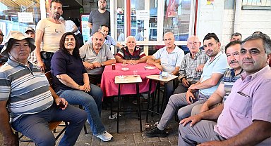 Başkan Çerçioğlu Salı Pazarı'nda vatandaşlarla buluştu