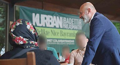 Başkan Çolakbayrakdar, Kurban Bayramı öncesi yetimleri sevindirdi