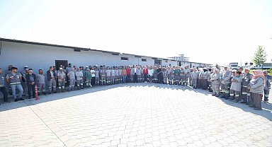 Başkan Doğan ekip arkadaşlarıyla bayramlaştı