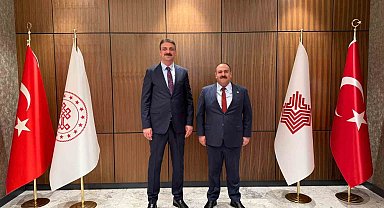 Başkan Hamamcı, yeni projeler için başkentte