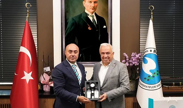 Başkan Özdemir'den Marmarabirlik'e 'hayırlı olsun' ziyareti