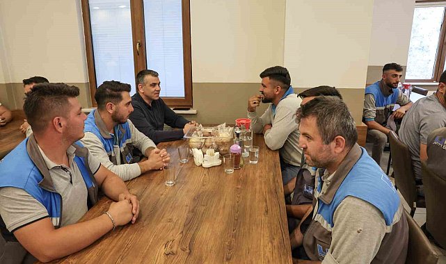 Başkan Özdoğan, bayram mesaisi yapan ekiplere teşekkür etti
