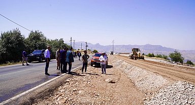 Başkan Yarka, Şırnak-Siirt yol yapım çalışmalarına inceleme