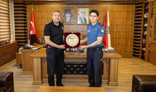 Başkomiser Özen'e veda töreni
