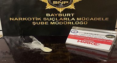 Bayburt'ta 3 şahısa uyuşturucu kullanmaktan işlem yapıldı