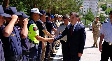 Bayburt'ta görevi başındaki güvenlik güçlerinin bayramı kutlandı