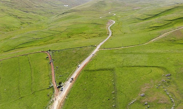 Bayburt'un Günbuldu köyünde isale hattı yenileniyor