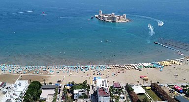 Bayram tatili bitti, sahillerde yoğunluk bitmedi