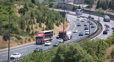 Bayram tatili dönüşünde Kocaeli'de trafik akıcı seyrediyor