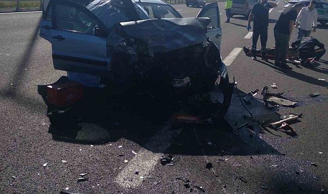 Bayram yolunda feci kaza: 1 ölü, 6 yaralı