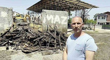 Bayrama iki gün kala yürek yakan yangın: Kurbanlıklar telef oldu