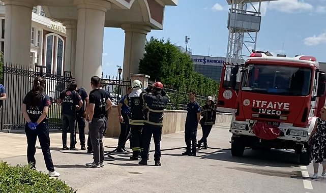 Benzinli intihar teşebbüsünü ekipler engelledi