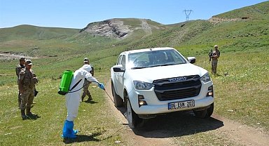 Berçelan Yaylası'nda şap tatbikatı