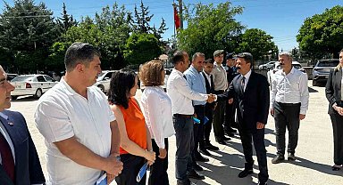 Besni Kaymakamı Ahmet Oğuz Aslan görevine başladı