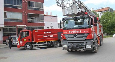 Beyşehir ve Hüyük'te yangın