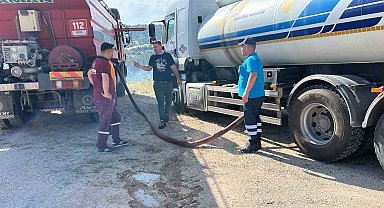 Bigadiç Çamköy'de orman yangını