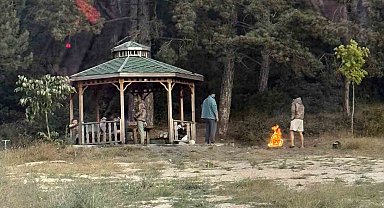 Bilecik'te 3 gündür süren orman yangınının ardından bu görüntüler 'pes' dedirtti