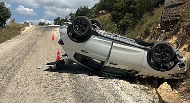 Bilecik'te meydana gelen trafik kazasında 2 kişi yaralandı