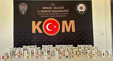 Bingöl'de 136 adet gümrük kaçağı parfüm ele geçirildi
