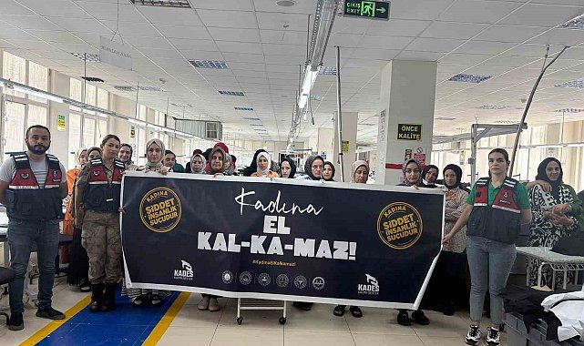 Bingöl'de jandarma ekiplerince KADES tanıtıldı