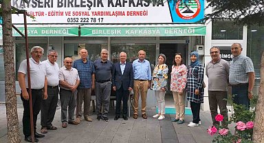Birleşik Kafkasya Derneği'nden Kaymakam Dönmez'e veda