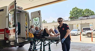 Bisiklet ile motosiklet çarpıştı: 2 yaralı