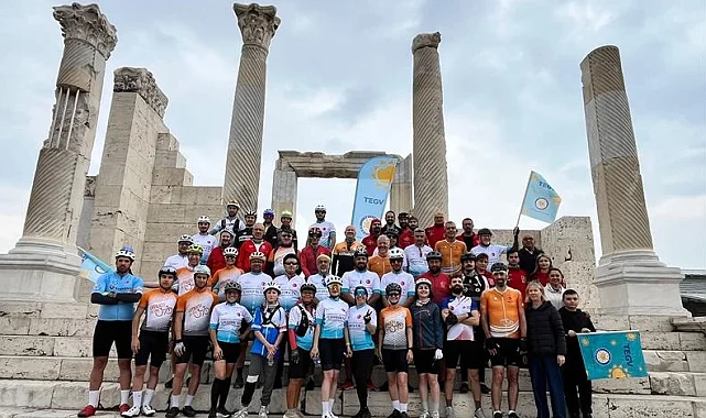 Bisiklet tutkunları, pedallarını TEGV'li çocuklara umut olmak için çevirdi