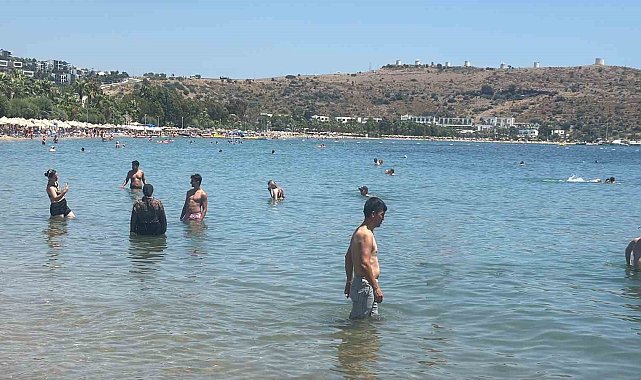 Bodrum kavruldu hava sıcaklığı 44 dereceye ulaştı