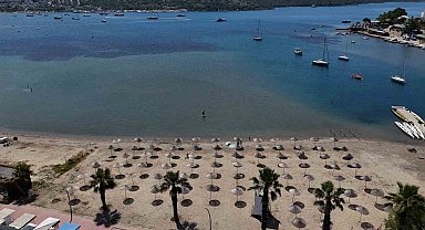 Bodrum'da halk plajları sezona hazır