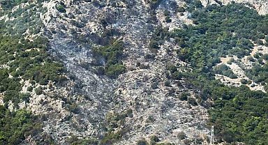 Bodrum'daki yangının önü kesildi, kontrol altına alınmaya çalışılıyor