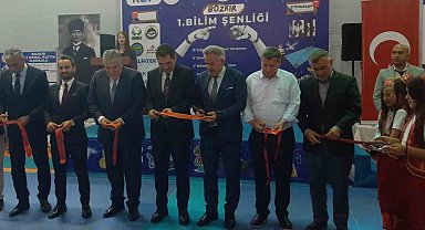 Bozkır'da 1. Bilim Şenliği açıldı