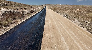 Bozova'da 6 mahalleyi birbirine bağlayan yol asfaltlandı