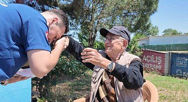 Bu kez hizmet için değil, bayramlaşmak için geldiler
