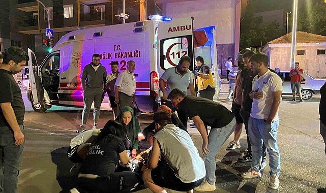 Bucak'ta kamyonet ile motosiklet çarpıştı: 1 yaralı