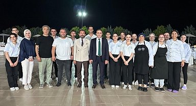 Burhaniye'de Kaymakam İlyas Memiş için veda yemeği düzenlendi