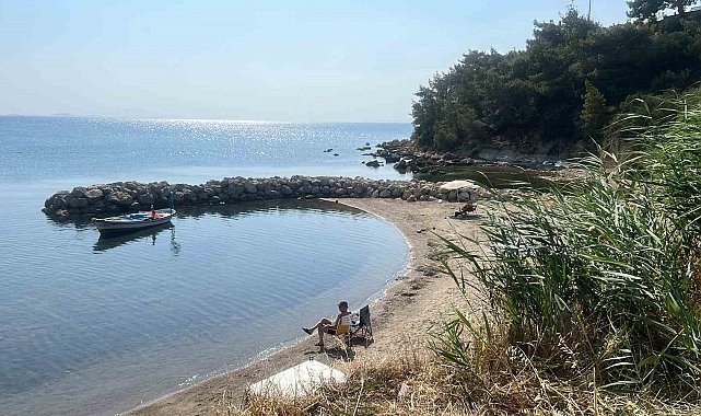 Burhaniye'de Pelitköy İçmeler Sahili sakinleri kıyı işgaline tepkili