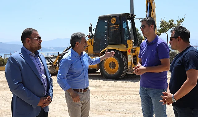 Bursa Gemlik'te üç koldan hizmet
