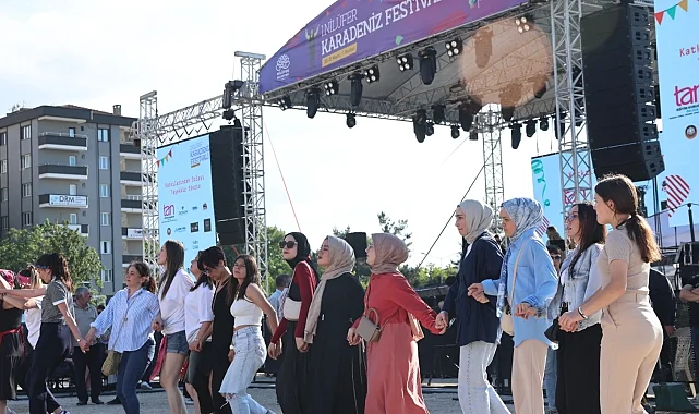 Bursa Nilüfer'de Karadeniz Festivali sona erdi
