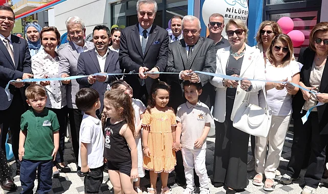 Bursa Nilüfer'in 3'üncü kreşi açıldı