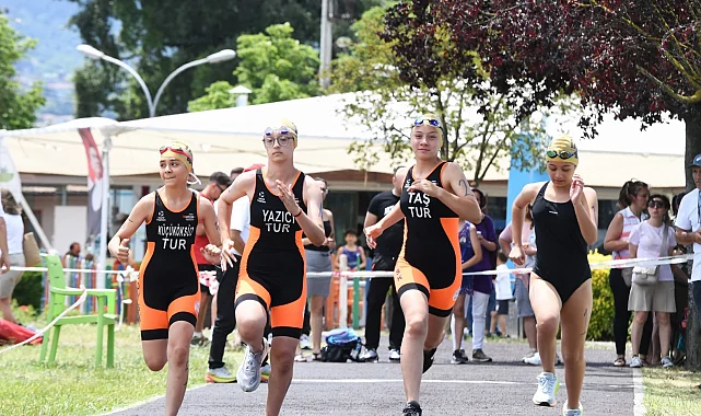 Bursa Osmangazi'de Biathle rüzgarı esti