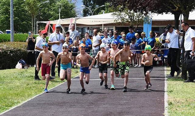 Bursa Osmangazi'de Triathle yarışları nefes kesti