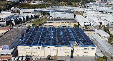 Bursa'da bir firma GES ile 649 bin 839 kg karbondioksit salınımını önleyecek